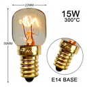 Bombillo Tubular Horno 110V E14 15W 2800K