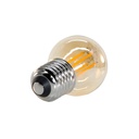 Bombillo Led Fil. Ambar G45 110V E27 4W 3000K