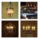 Bombillo Led Filamento C35 110V E27 4W