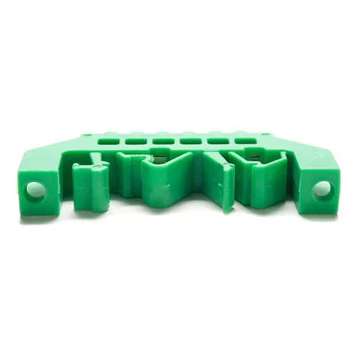 Barraje Distribución Montaje Riel Verde