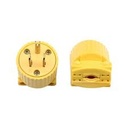 Clavija Baquelita 3P x 15A Amarillo