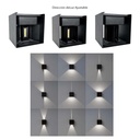Aplique Cubo Led 85/265V 6W 6500K