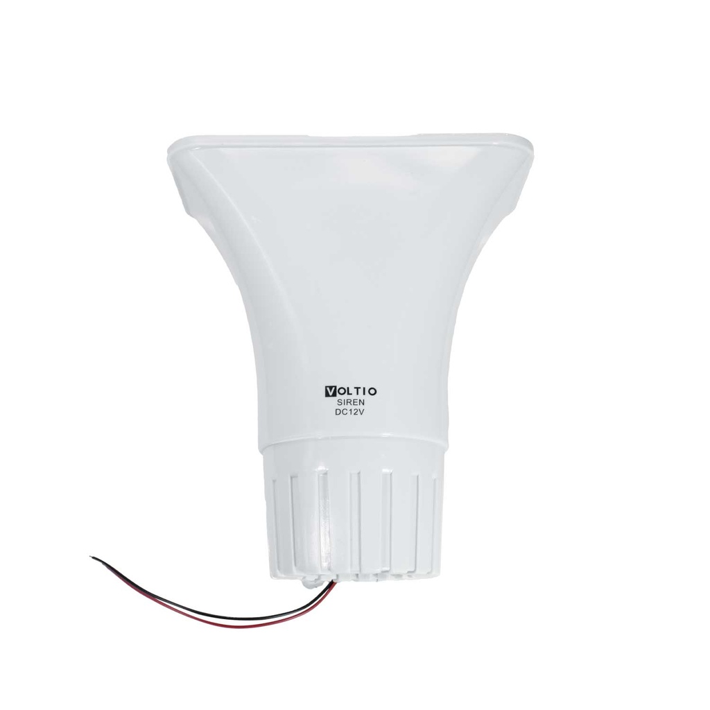 Sirena Para Alarma 12VDC Blanco