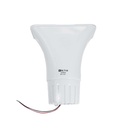 Sirena Para Alarma 12VDC Blanco