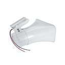 Sirena Para Alarma 12VDC Blanco
