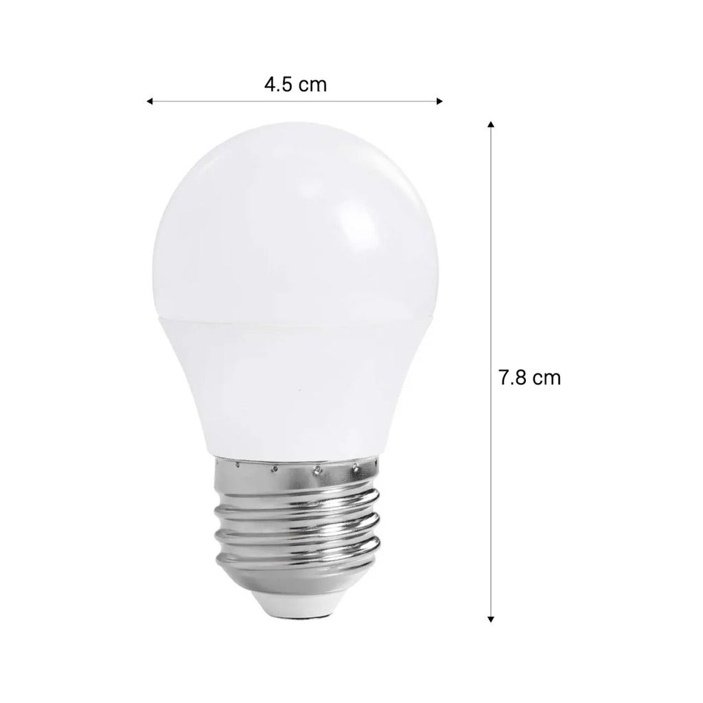 Bombillo Led G45 110V E27 5W