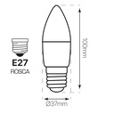 Bombillo Led C37 110V E27 5W