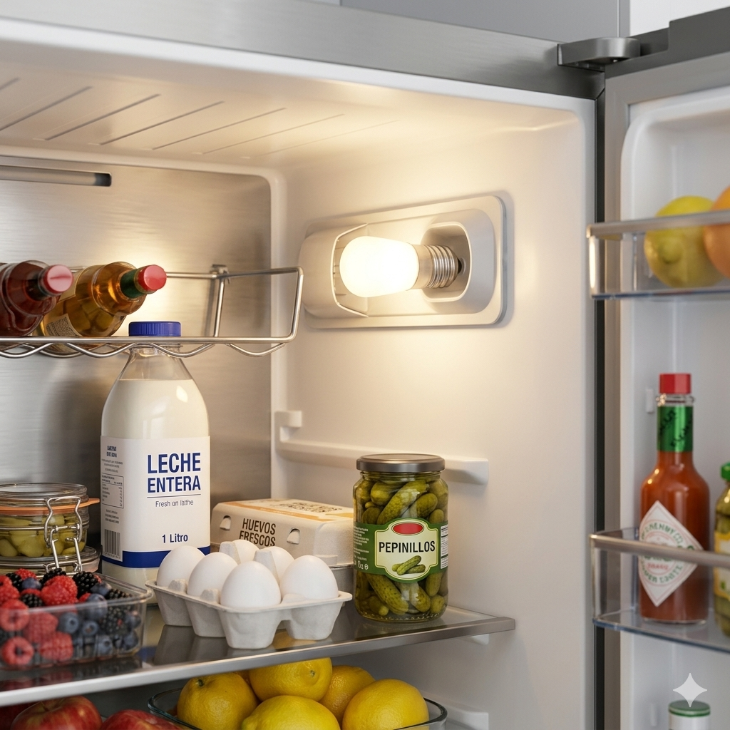 Bulbo LED Nevera T22 110V E14 2W 6500K