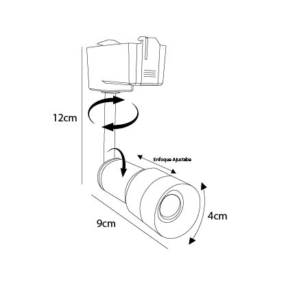 Lámpara Escritorio Clip 60W 110V E27