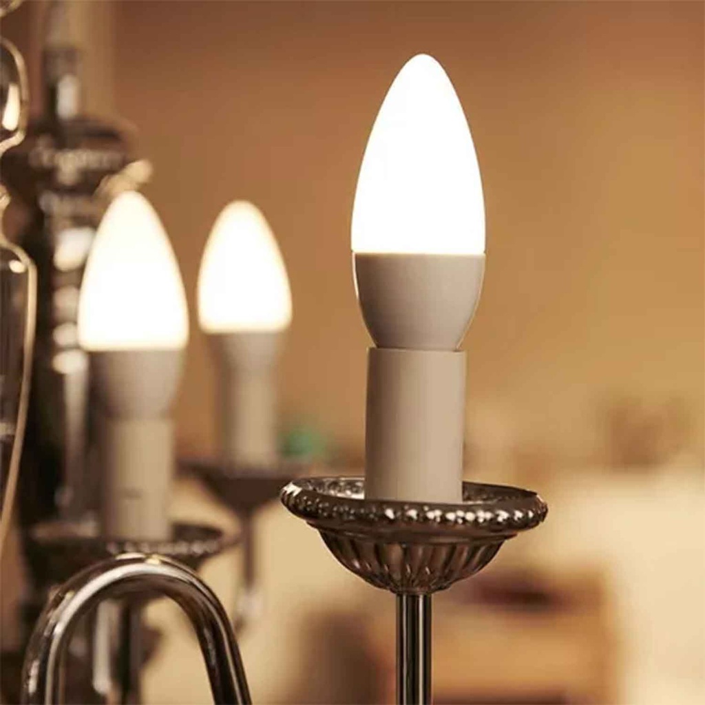 Bombillo Led C37 110V E27 5W