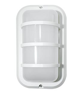 Aplique Policarbonato E27 60W Con Rejilla