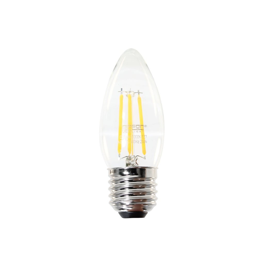 Bombillo Led Filamento C35 110V E27 4W