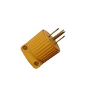 Clavija Baquelita 3P x 15A Amarillo