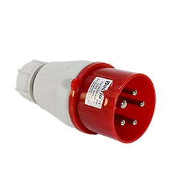 Clavija Industrial IP44 Rojo