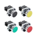 Pulsador NO 3P 22 mm Con Bloque