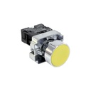 [2140005] Pulsador NO 3P 22 mm Con Bloque (Amarillo)
