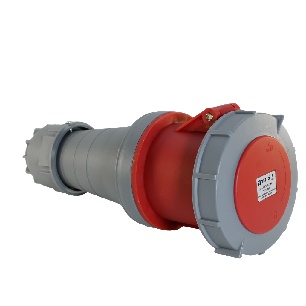 Toma Aérea Ind. IP67 Rojo