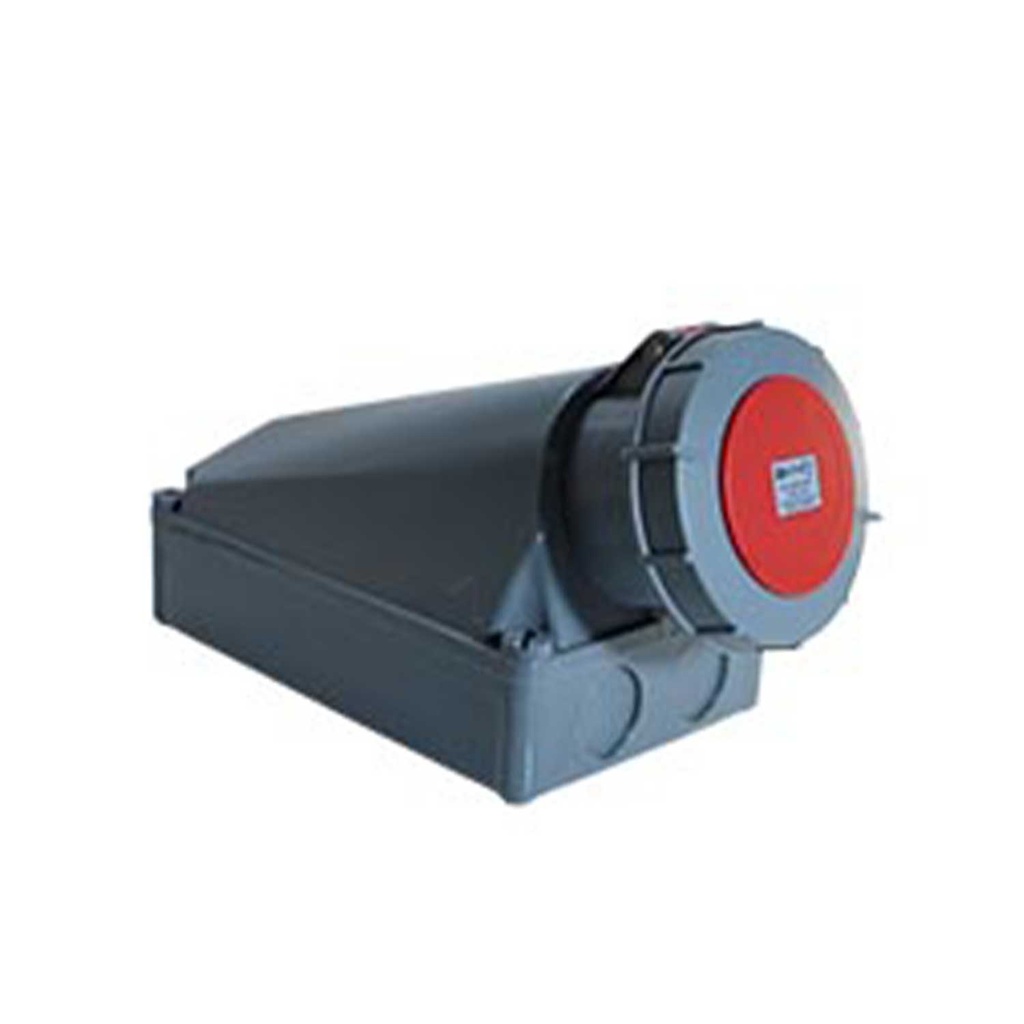 Toma Sobreponer Ind. IP67 Rojo