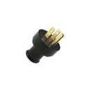 Clavija Caucho15A 125V