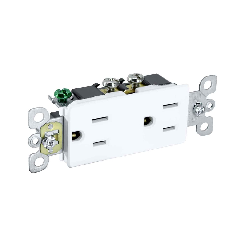 Tomacorriente Doble Rec. Tipo Levinton