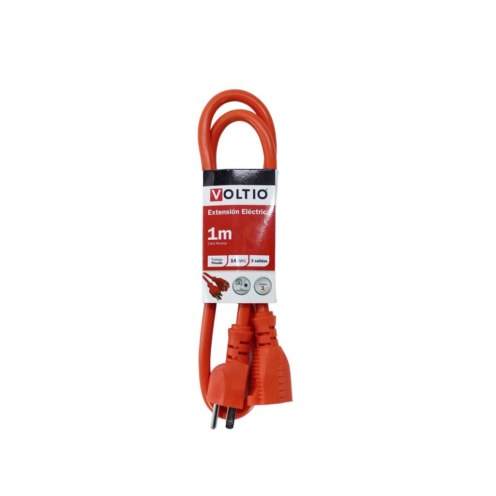 Extensión Eléctrica Exterior Naranja