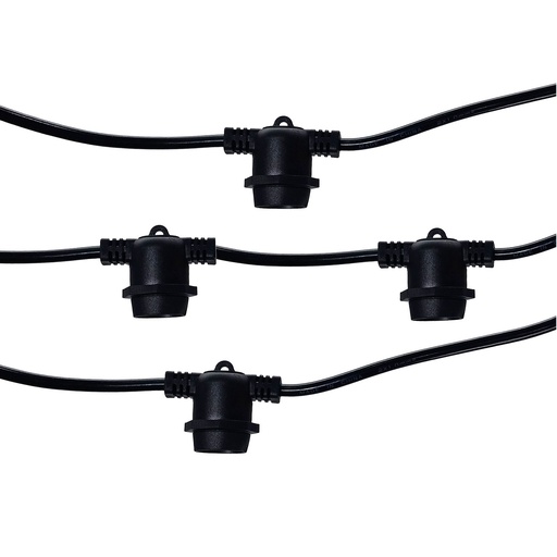 [4030120] Guirnalda Portalámpara Fijo E27 110V (5 Mts)