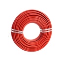 Cable Solar 1 Núcleo Rojo Rollo x 100 Mts