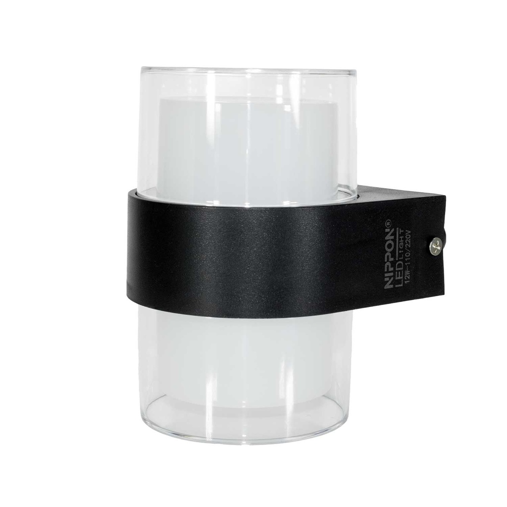 Aplique Decorativo Led Cilindro 12W 3000K