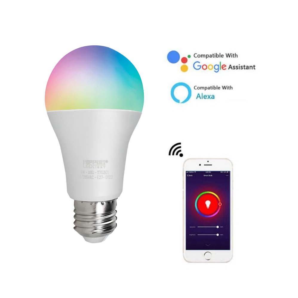 Bombillo Led Inteligente 9W RGB