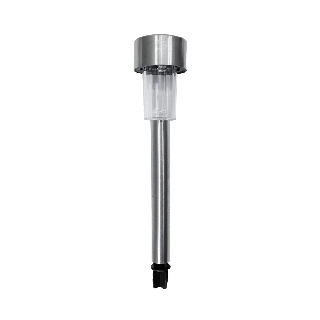 Estaca Solar Led 6500K Acero
