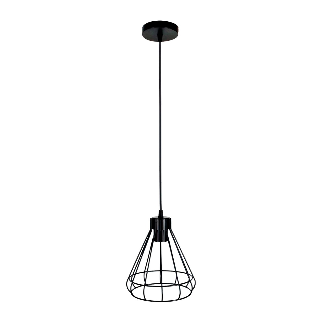 Lámpara Decorativa T0853 110V E27 Negro