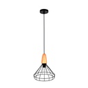 Lámpara Decorativa T0854 110V E27 Negro