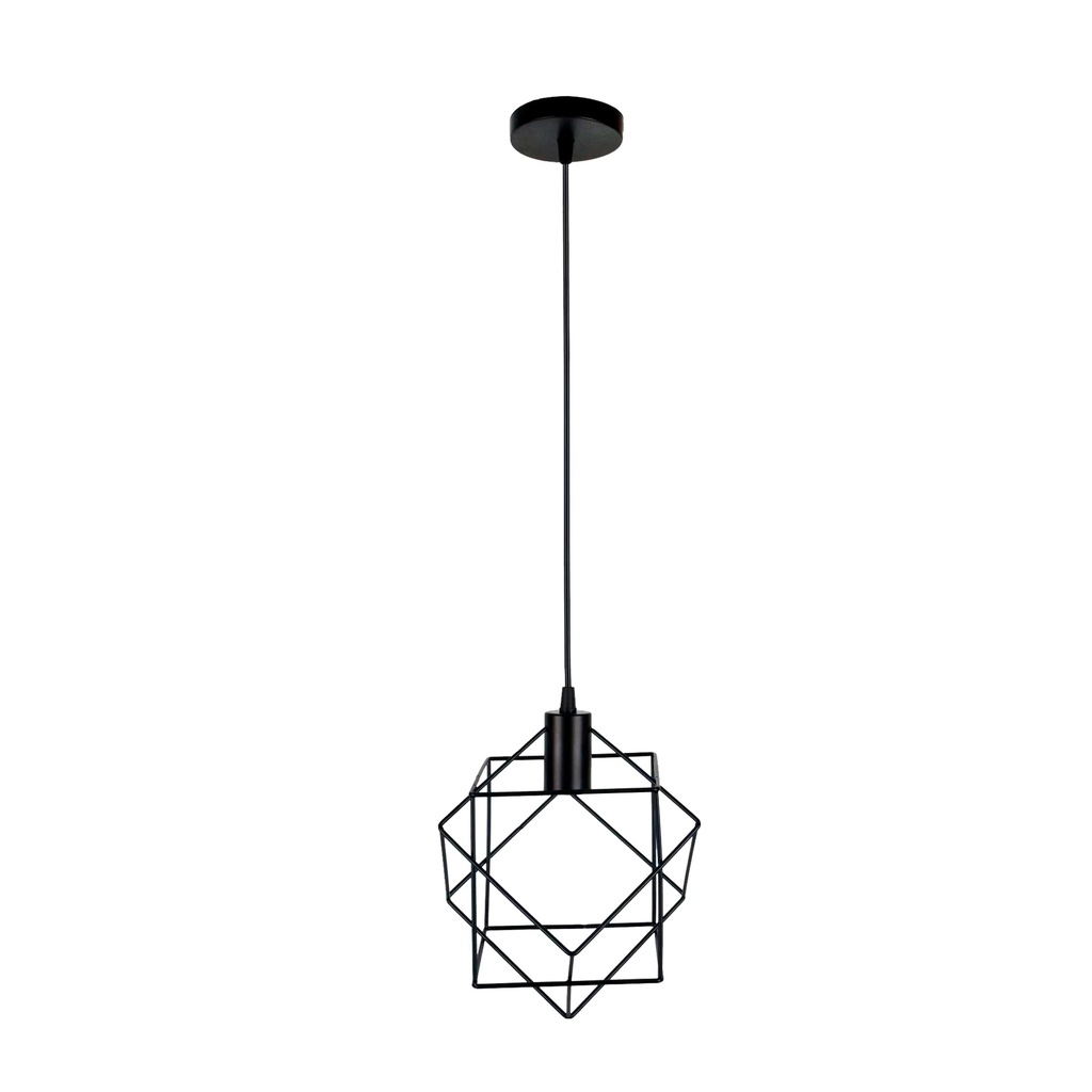 Lámpara Decorativa T2525 110V E27 Negro