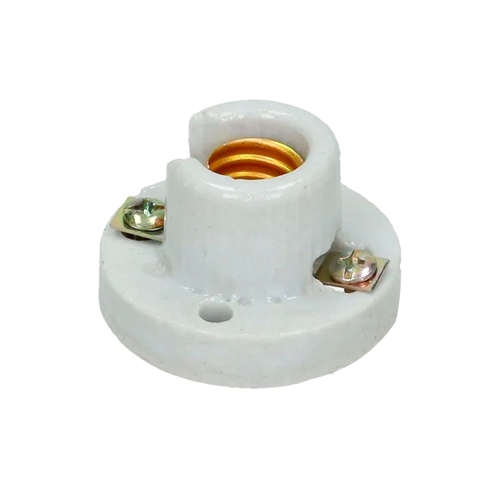 Portalámpara Porcelana E14 Roseta