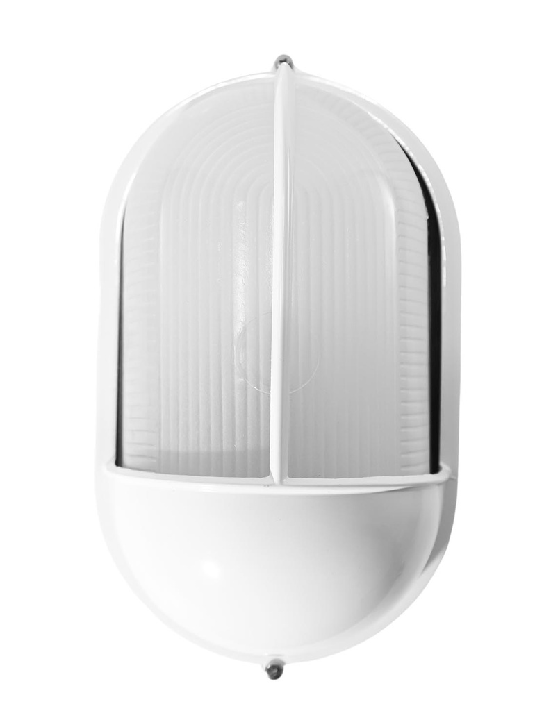 Aplique H14 60W E27 Con Rejilla Ovalado Grande