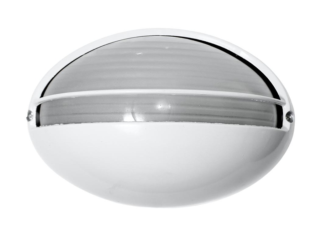 Aplique H25 60W E27 Con Rejilla Ovalado