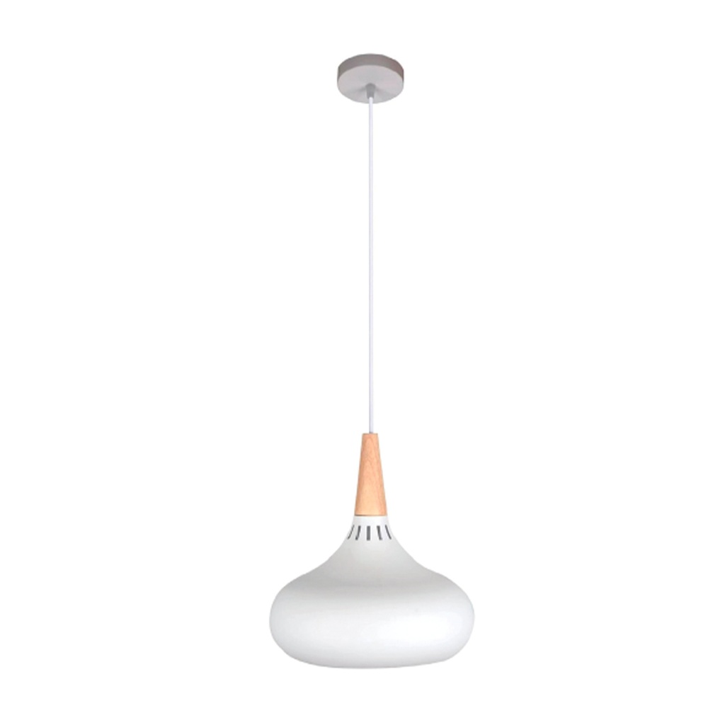 [1200223] Lámpara Decorativa T2501 110V E27 Blanco