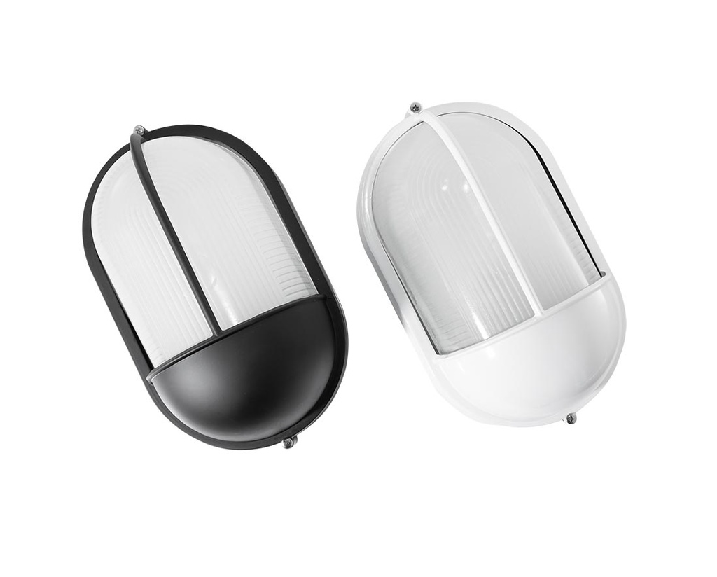 Aplique H14 60W E27 Con Rejilla Ovalado Grande