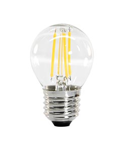 Bombillo Led Filamento G45 110V E27 4W