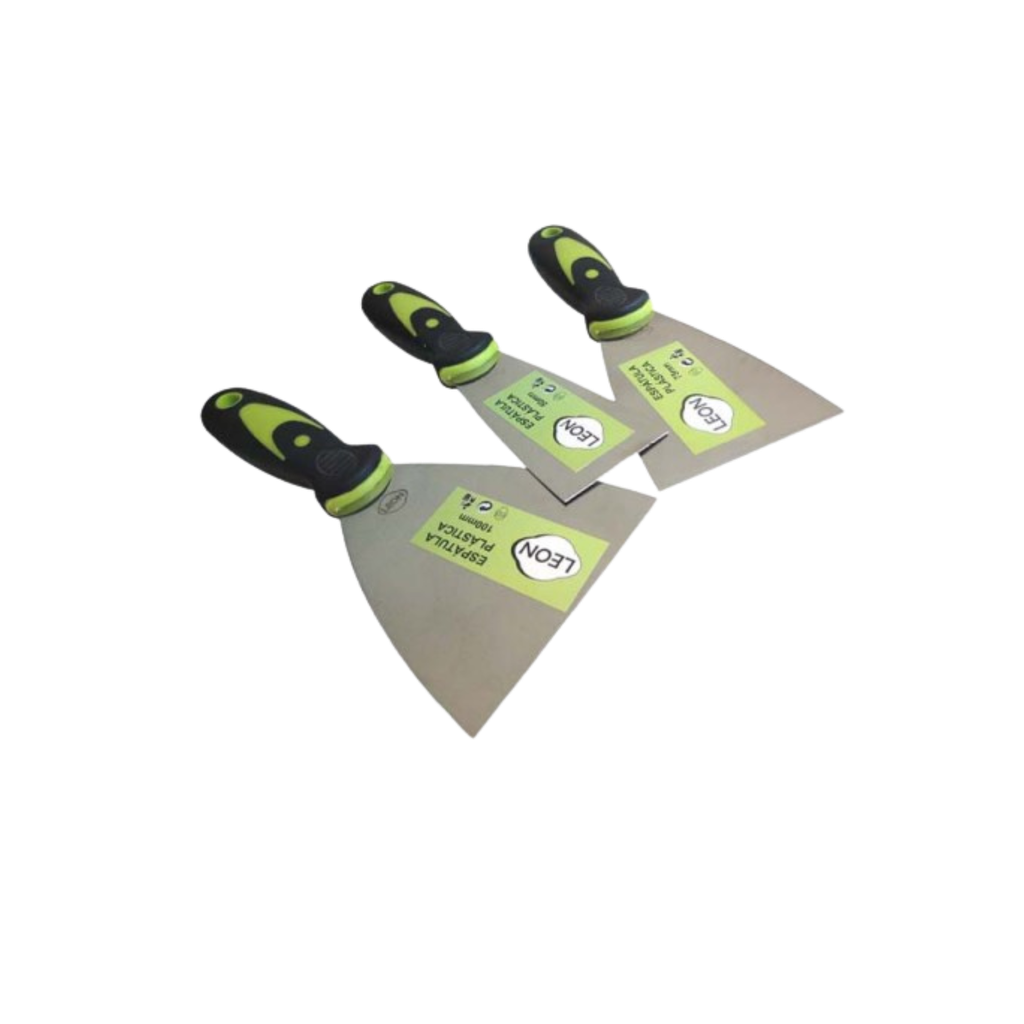 Espátula Acero Inoxidable Mango Caucho