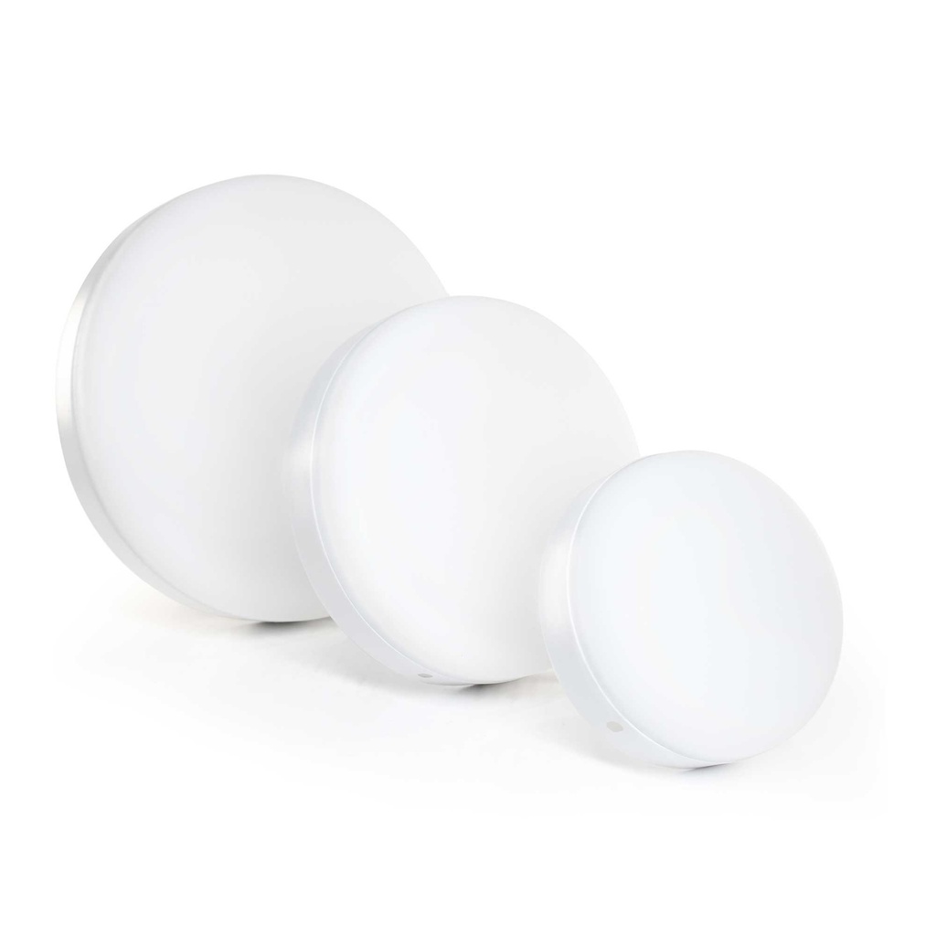 Panel Led Sin Borde 85/265V Redondo Sobr.