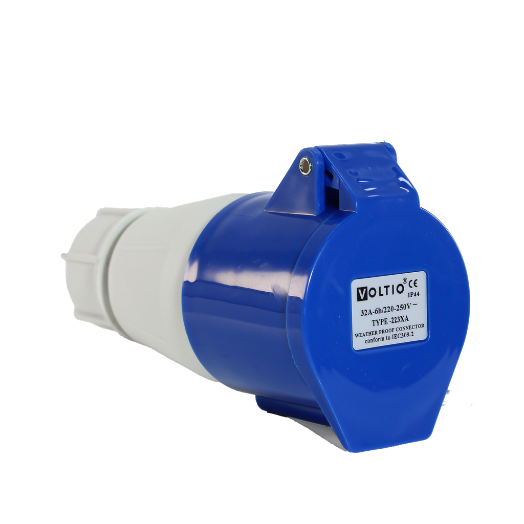 Toma Aerea Ind. IP44 Azul 3P