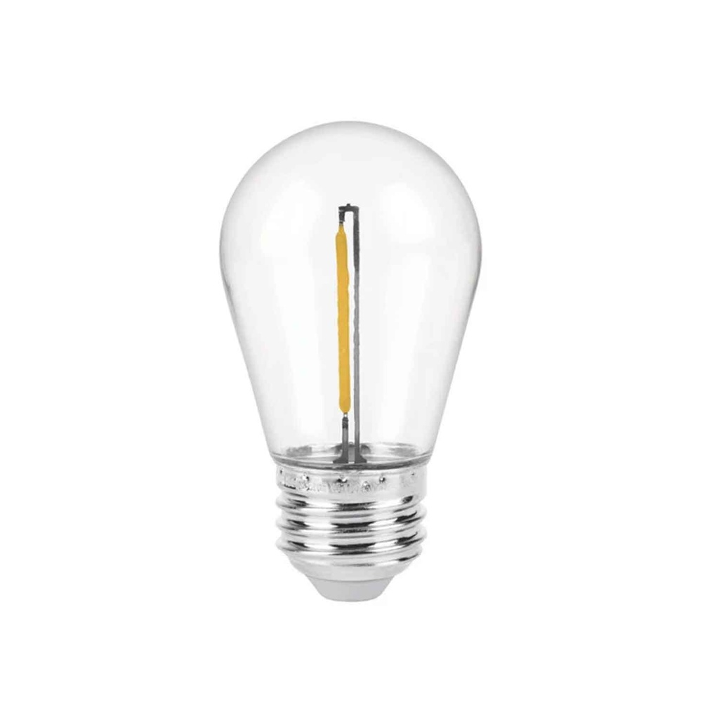 [1070132] Bombillo Led Filamento S14 110V E27 1W 3000K