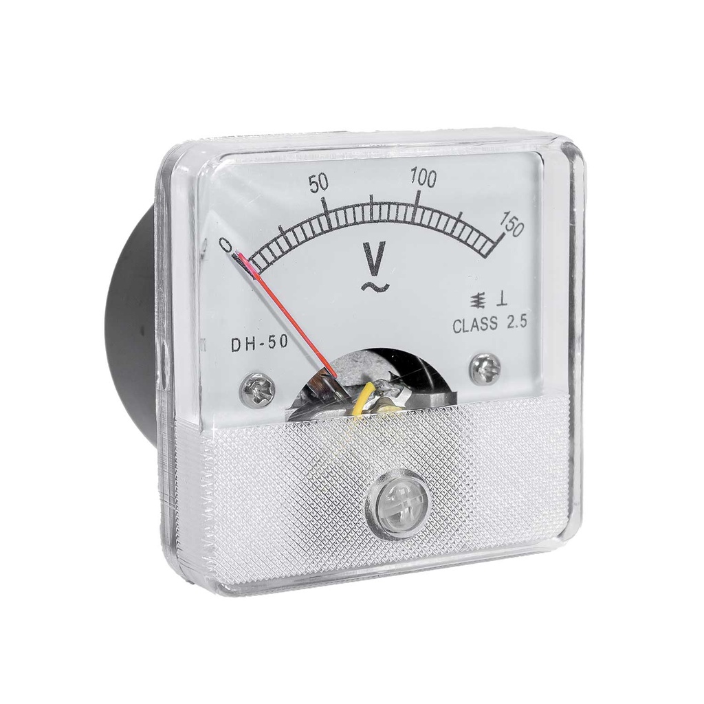 Voltímetro Análogo 50 x 50 mm
